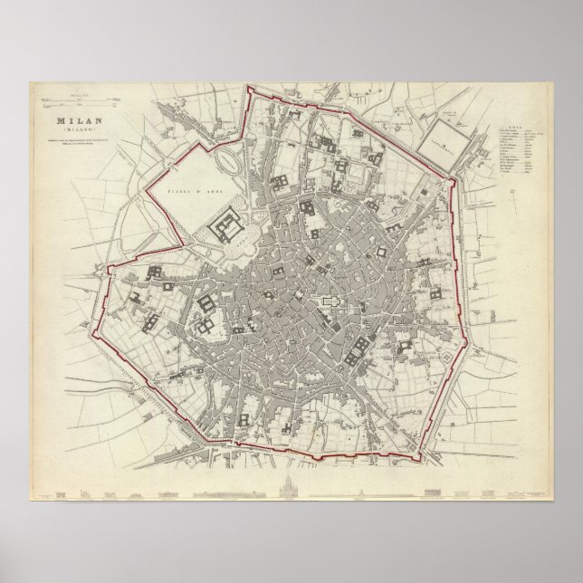 Milan Milano Poster (Front)