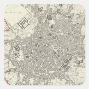 Milan Milano Square Sticker