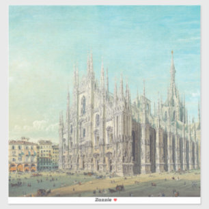 Milan Piazza del Duomo 1850s by Carlo Bossoli Art 