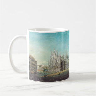 Milan Piazza del Duomo 1850s by Carlo Bossoli Art  Coffee Mug
