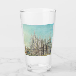 Milan Piazza del Duomo 1850s by Carlo Bossoli Art  Glass