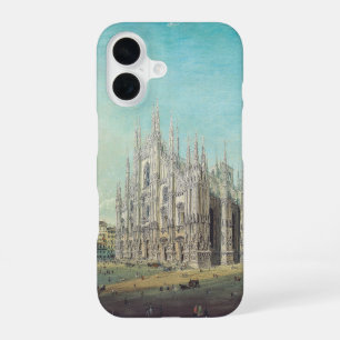 Milan Piazza del Duomo 1850s by Carlo Bossoli Art iPhone 16 Case