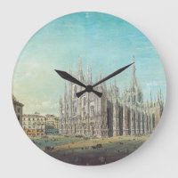 Milan Piazza del Duomo 1850s by Carlo Bossoli Art 