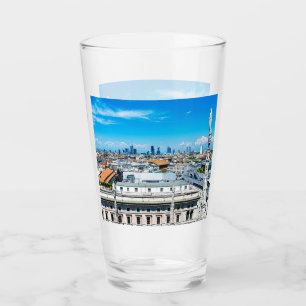 Milan skyline glass