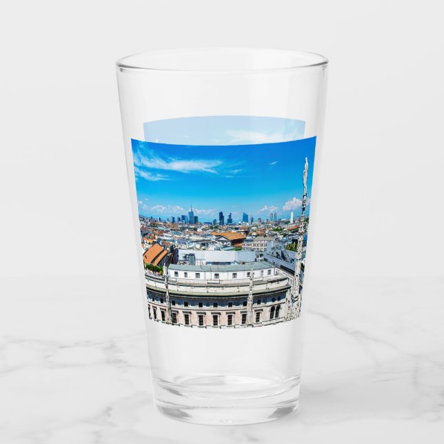 Milan skyline glass (Front)