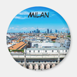 Milan skyline magnet