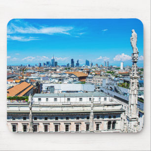 Milan skyline mouse mat