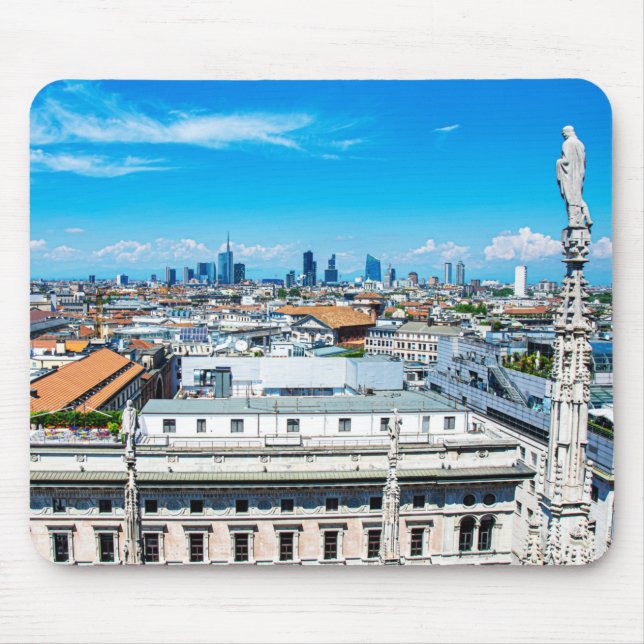 Milan skyline mouse mat (Front)