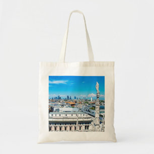 Milan skyline tote bag