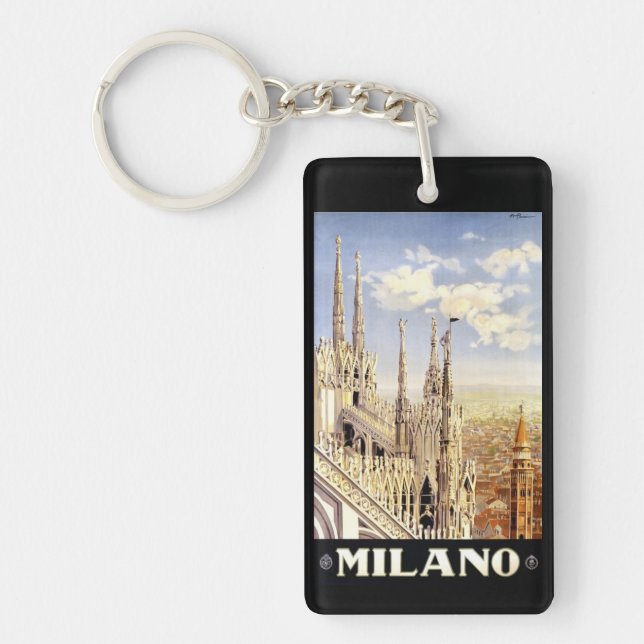Milan Vintage trip Key Ring (Front)