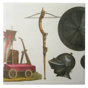 Milanese chariot, crossbow and armour, plate 17 fr tile
