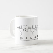 Milania peptide name mug (Front Left)
