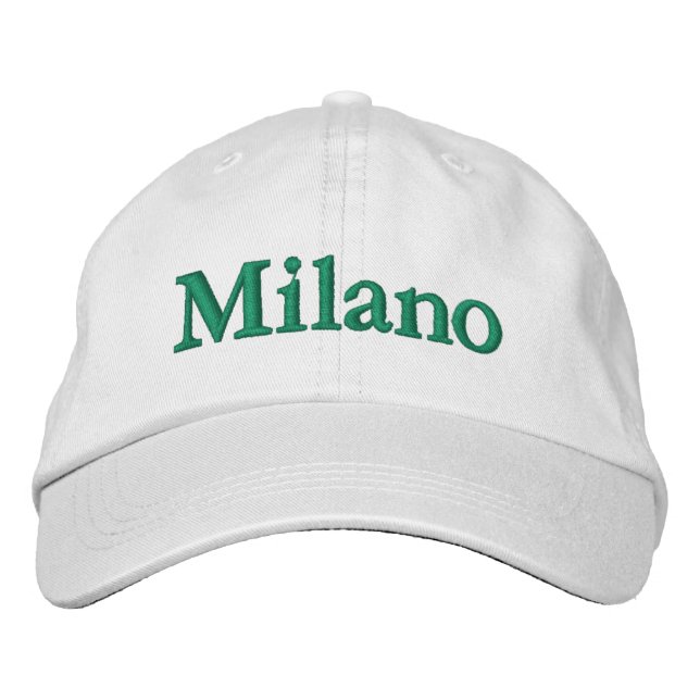 Milano City Pride Embroidered Hat (Front)