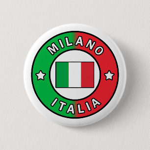 Milano Italia 6 Cm Round Badge