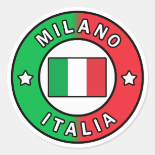 Milano Italia Classic Round Sticker