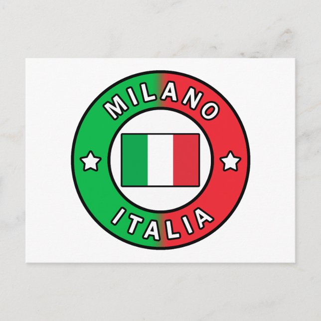 Milano Italia Postcard (Front)