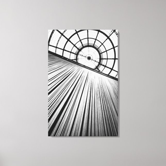 Milano Italy, Display at the Galleria Canvas Print (Front)