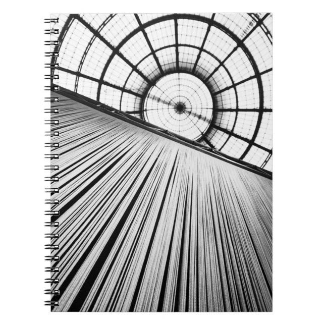 Milano Italy, Display at the Galleria Notebook (Front)