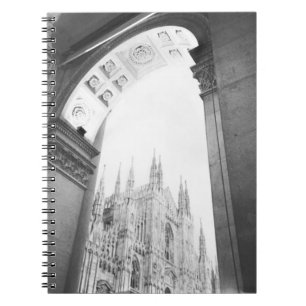 Milano Italy, Galleria View of the Duomo Notebook