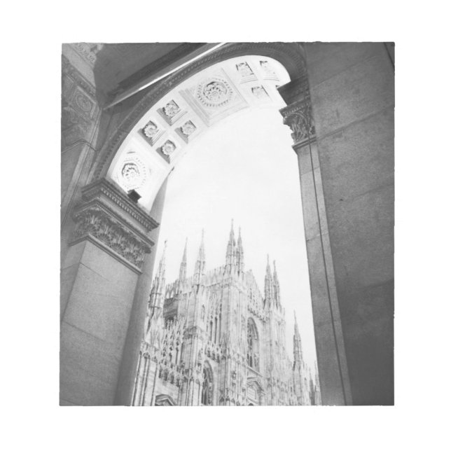 Milano Italy, Galleria View of the Duomo Notepad (Front)