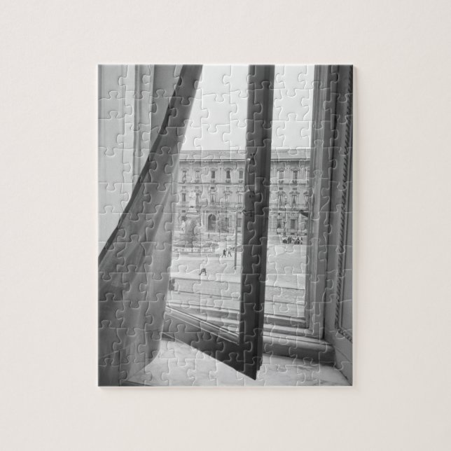 Milano Italy, View from La Scala Opera Window Jigsaw Puzzle (Vertical)