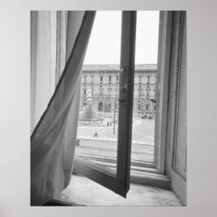 Milano Italy, View from La Scala Opera Window Poster