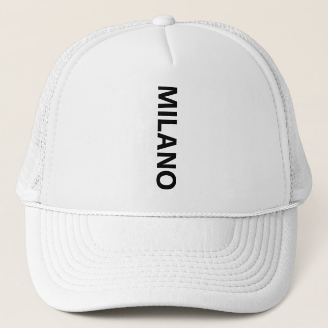Milano Milano Italy Trucker Hat (Front)