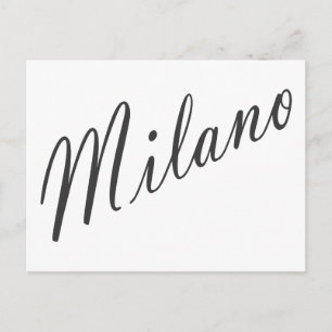 Milano products! postcard