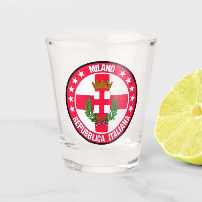 Milano                                             shot glass (Front)