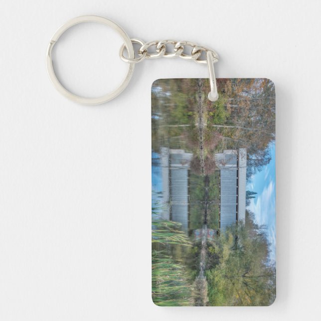 Milby Covered Bridge Key Ring (Front)