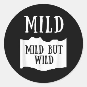 Mild But Wild Mild Hot Sauce Group Costume  Classic Round Sticker