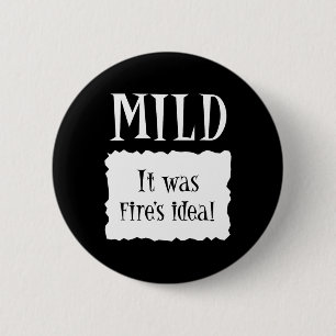 MILD - Hot Packet Halloween Taco Costume 1 6 Cm Round Badge