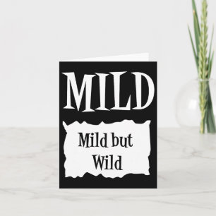 Mild - Hot Packet Halloween Taco Costume  Card