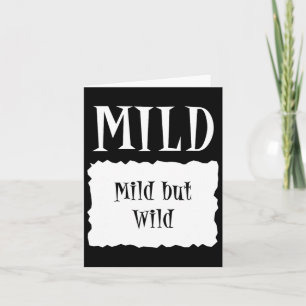 Mild - Hot Packet Halloween Taco Costume  Card