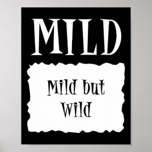 Mild - Hot Packet Halloween Taco Costume Poster