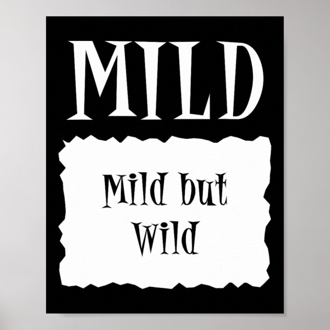 Mild - Hot Packet Halloween Taco Costume  Poster (Front)