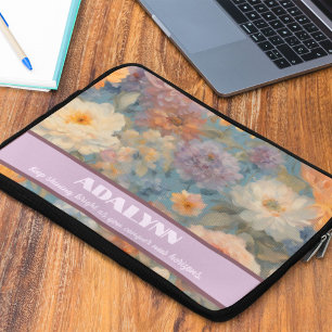 Mild Watercolor Graduation Gifts for Granddaughter Laptop Sleeve