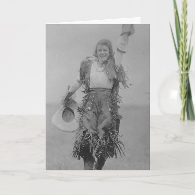 Mildred Douglas. Card (Front)