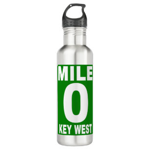 Mile 0 Key West Road Sign 710 Ml Water Bottle