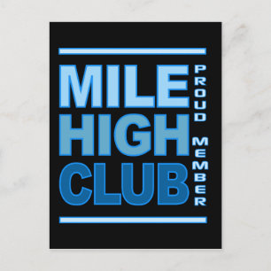 Mile High Club postcard