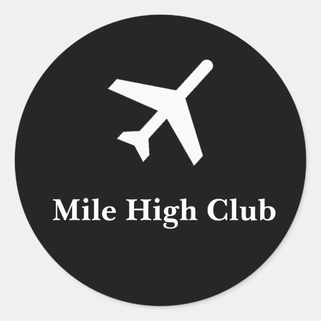 Mile High Club Sticker (Front)