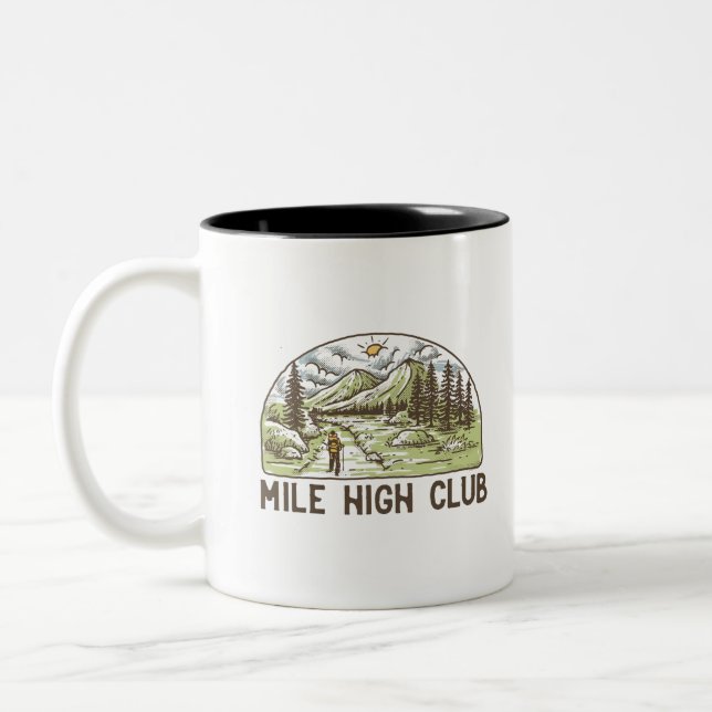 Mile High Club Two-Tone Coffee Mug (Left)