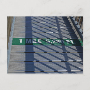 Mile High Steel Bridge at Grandfather Mountain, NC Postcard
