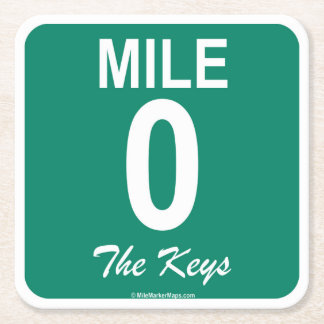 Mile Marker 0 Coasters for Rum Runners & Mojitos