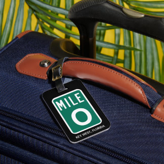 Mile Marker 0 Key West, FL Luggage Tag