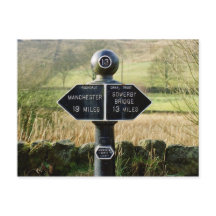 Mile marker on the Rochdale Canal