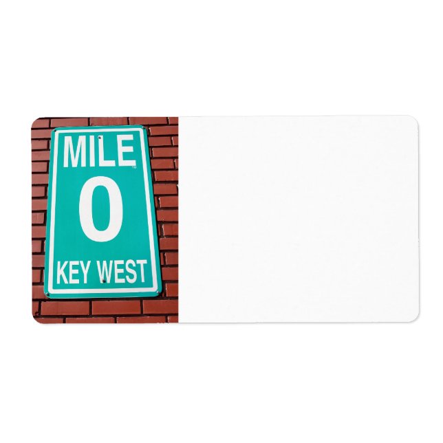 mile marker sign (Front)