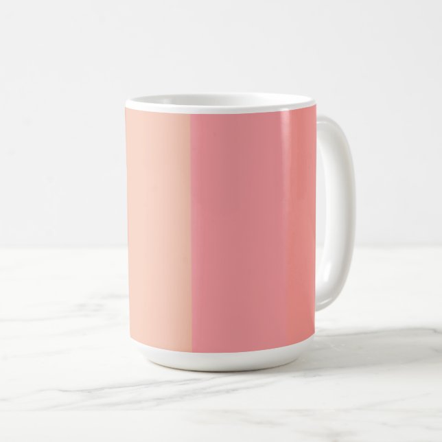 Milennial Pink pastel pattern Coffee Mug (Front Right)