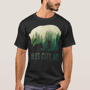 Miles City Bear PNW Montana Pacific Northwest Prem T-Shirt