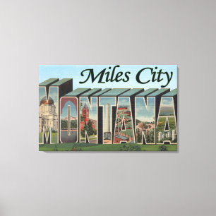 Miles City, Montana Canvas Print